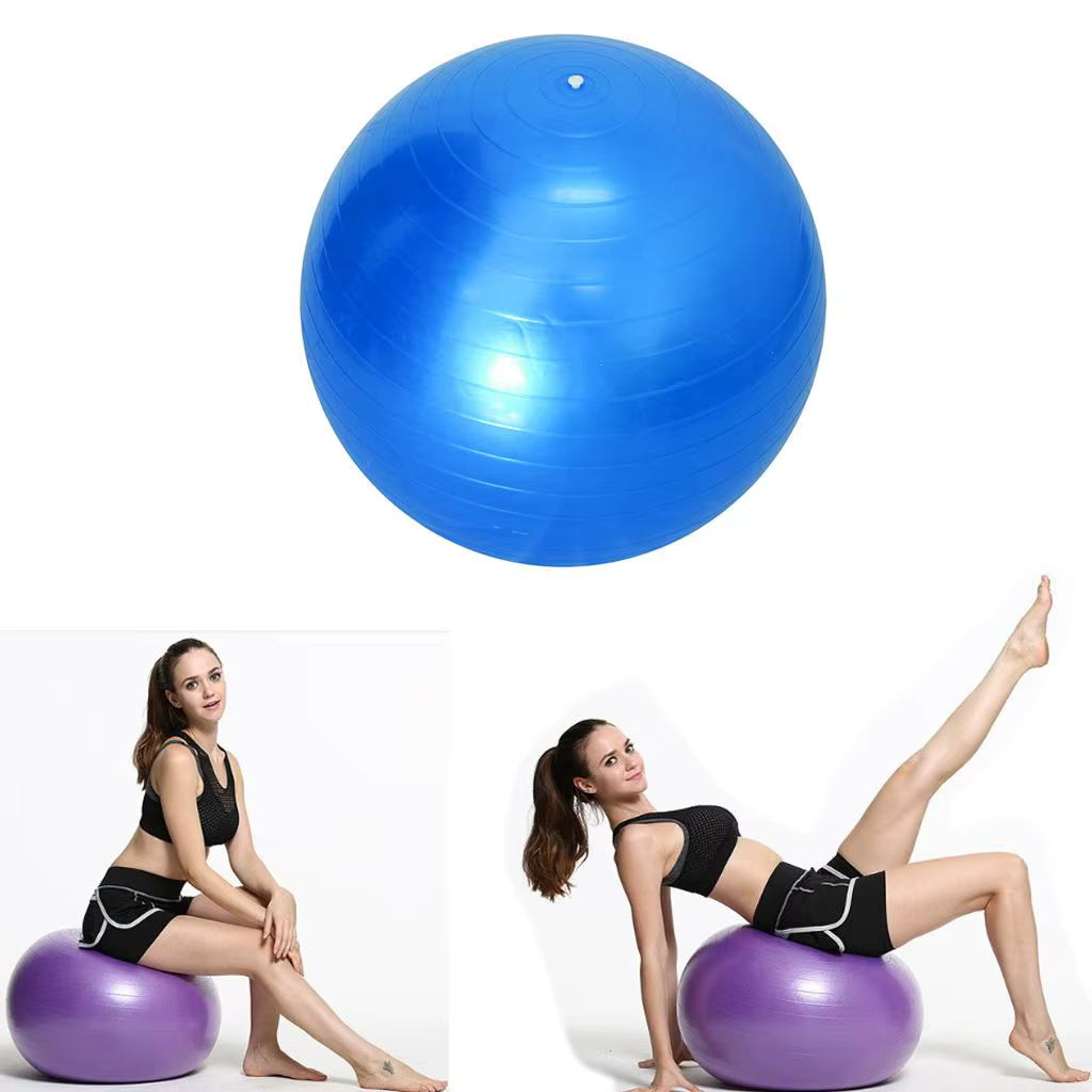 Balle de gymnastique (45/85 cm), balle de yoga épaisse, balle de stabilité résistante pour