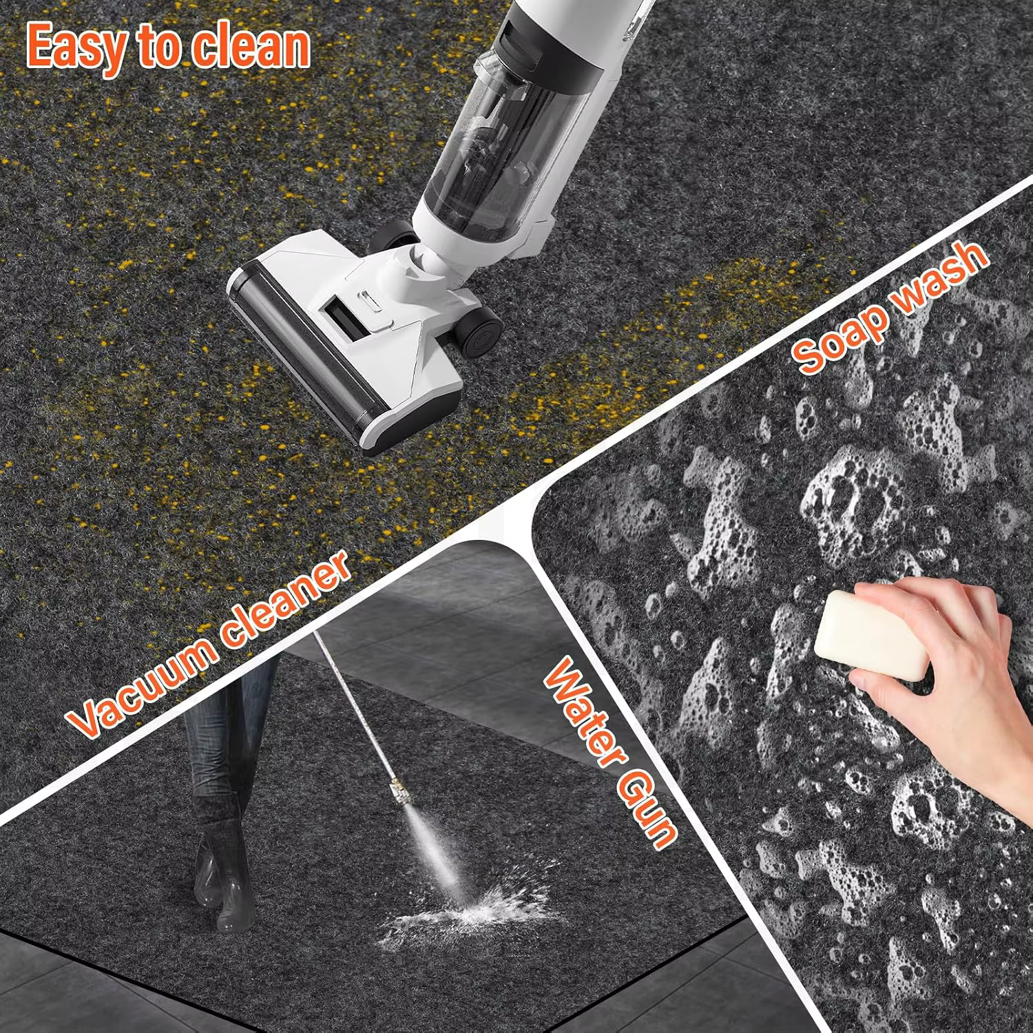 Tapis de garage premium anti-déversement d'huile pour sous la voiture, tapis de maintenance hautement absorbant, protège le sol des gouttes d'huile, des déversements et des taches