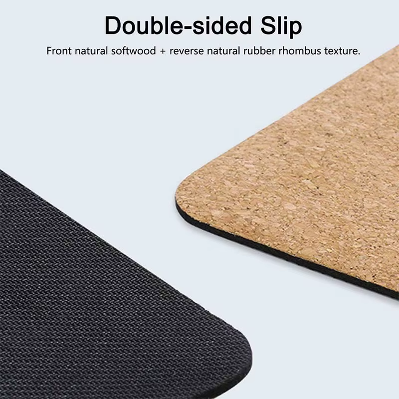 Tapis de Yoga TPE en liège naturel