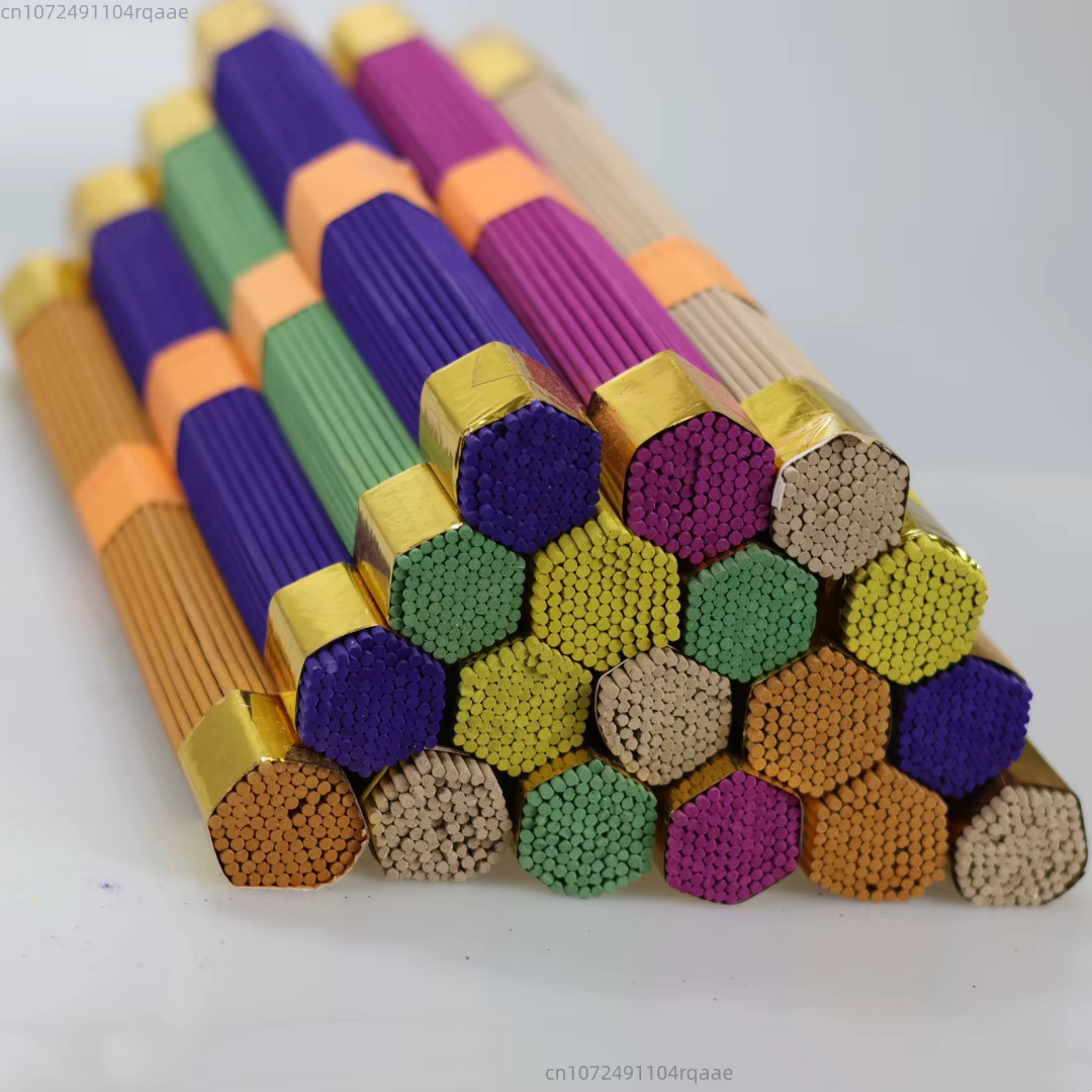 Bâtons d'encens tibétains bénis Mantra - Bois de santal naturel pour la méditation