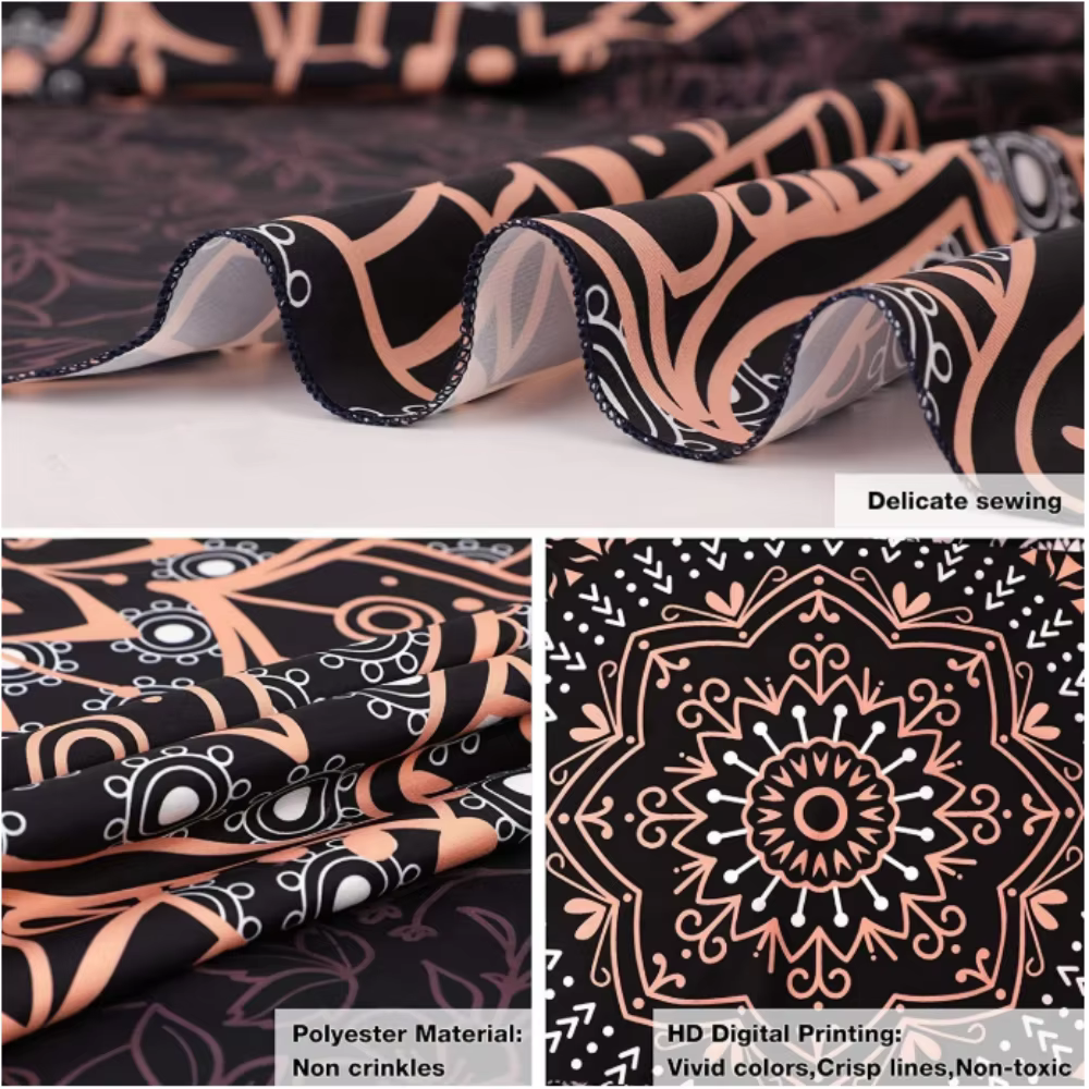 VIKAMA bouddhisme méditation Lotus tapisserie Orientale Zen