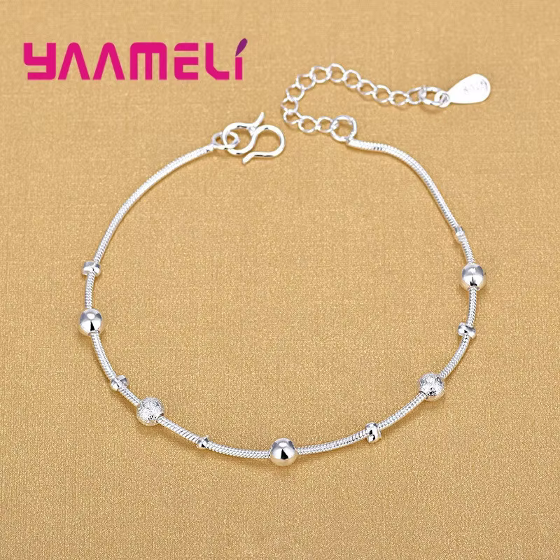 Chaînes de pied réglables pour femmes, breloque en argent Sterling 925, bijoux bohème, Design de vacances d'été