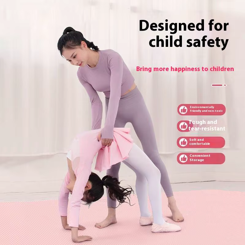 Tapis de yoga athlétique antidérapant de 10 mm pour l'entraînement à domicile