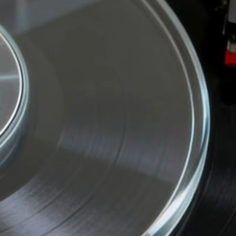 Tapis de platine vinyle en acrylique pour lecteurs de disques vinyles de 12 pouces, améliore la qualité sonore et les performances pour une sortie audio plus nette