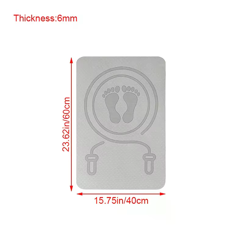 Tapis de saut à la corde 6MM anti-bruit