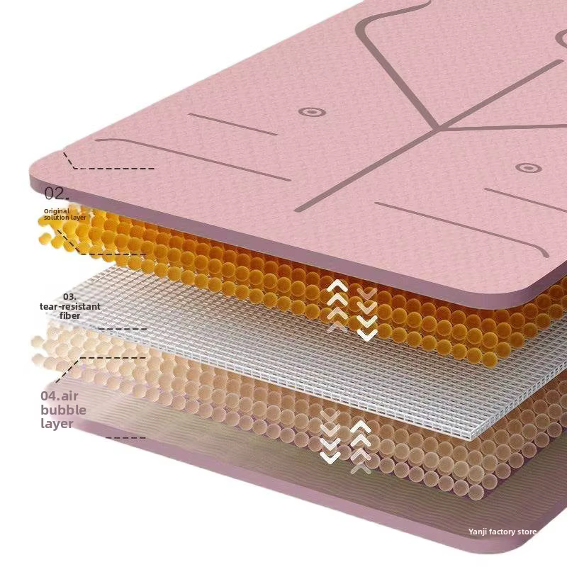 Tapis de Yoga tapis de Fitness ménage antidérapant Absorption des chocs silencieux épaissi élargi isolation phonique filles tapis de saut tapis de sol
