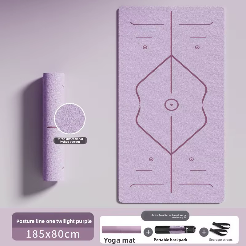 Tapis de Yoga tapis de Fitness ménage antidérapant Absorption des chocs silencieux épaissi élargi isolation phonique filles tapis de saut tapis de sol