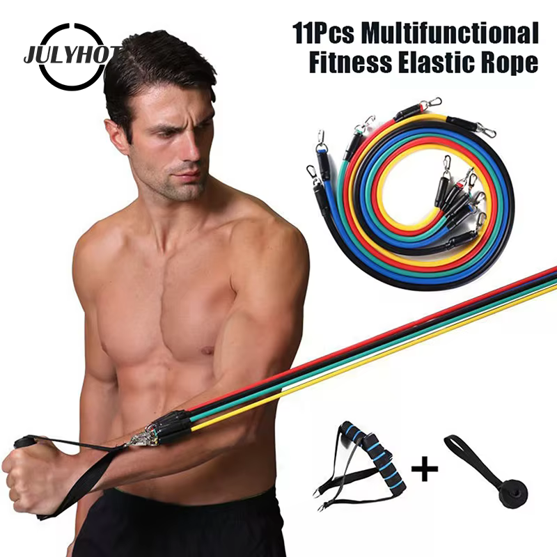11 pièces/ensemble de sangles d'entraînement musculaire