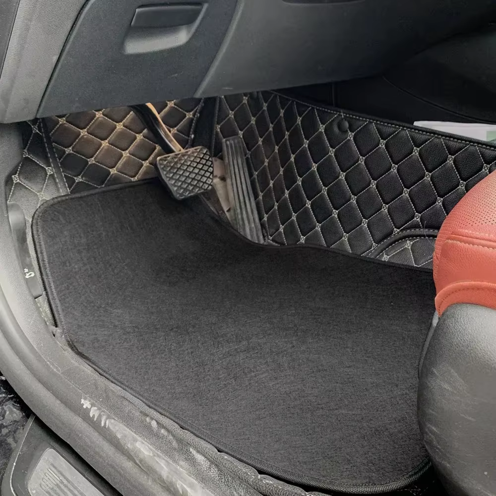 4 tapis de sol universels pour voiture, avant et arrière, tapis de voiture pour SUV, berlines, fourgonnettes, protection intérieure, toutes saisons
