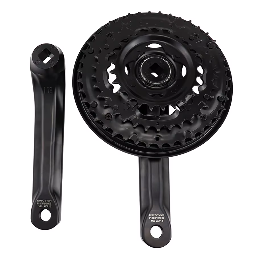 SHIMANO TOURNEY TY FC TY301 pédalier de VTT 42-34-24T 170MM 3X8/7/6 vitesses pièces de vélo de roue à chaîne