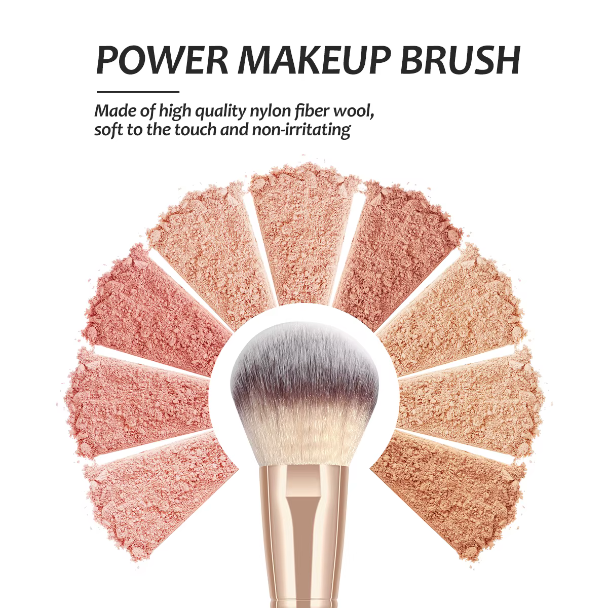 MAANGE 7 pièces/ensemble pinceaux de maquillage pour fond de teint cosmétique poudre correcteur Blush brosse mélange poils doux outils de beauté