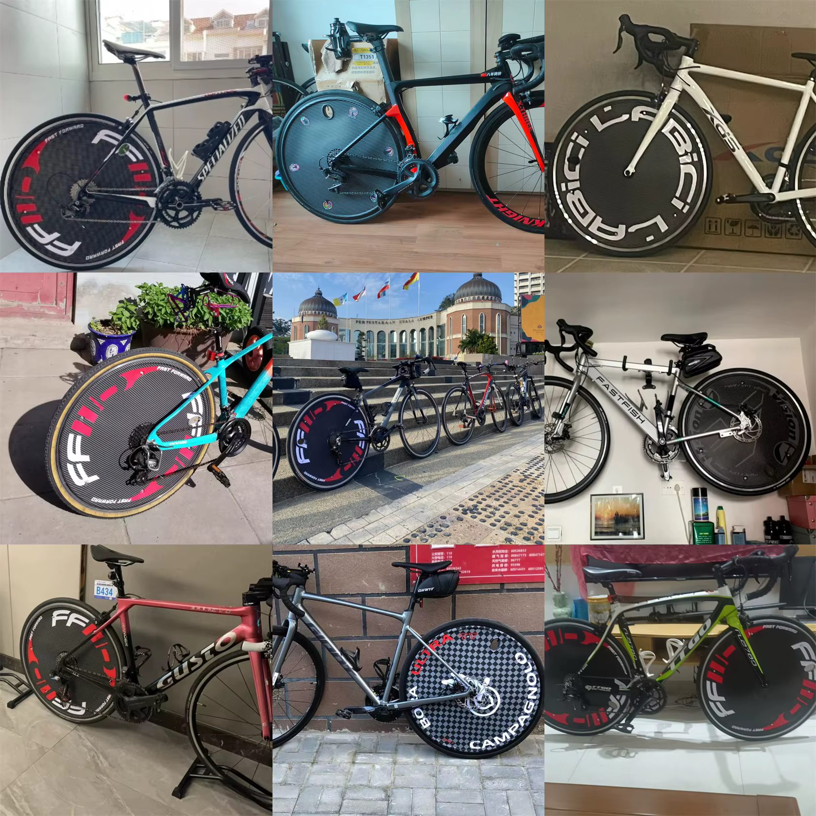 Housses de roue de vélo de montagne de 26 pouces/couvercle de roue vierge de bricolage/couvercle publicitaire de roue de vélo/accessoires de roue de vélo