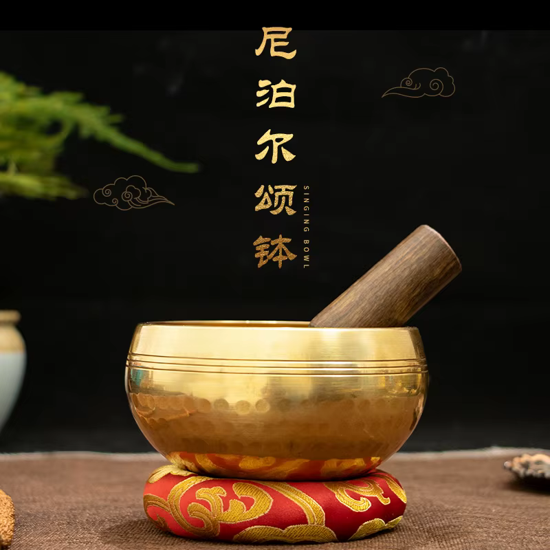 Bol sonore de bouddha fait à la main en népal