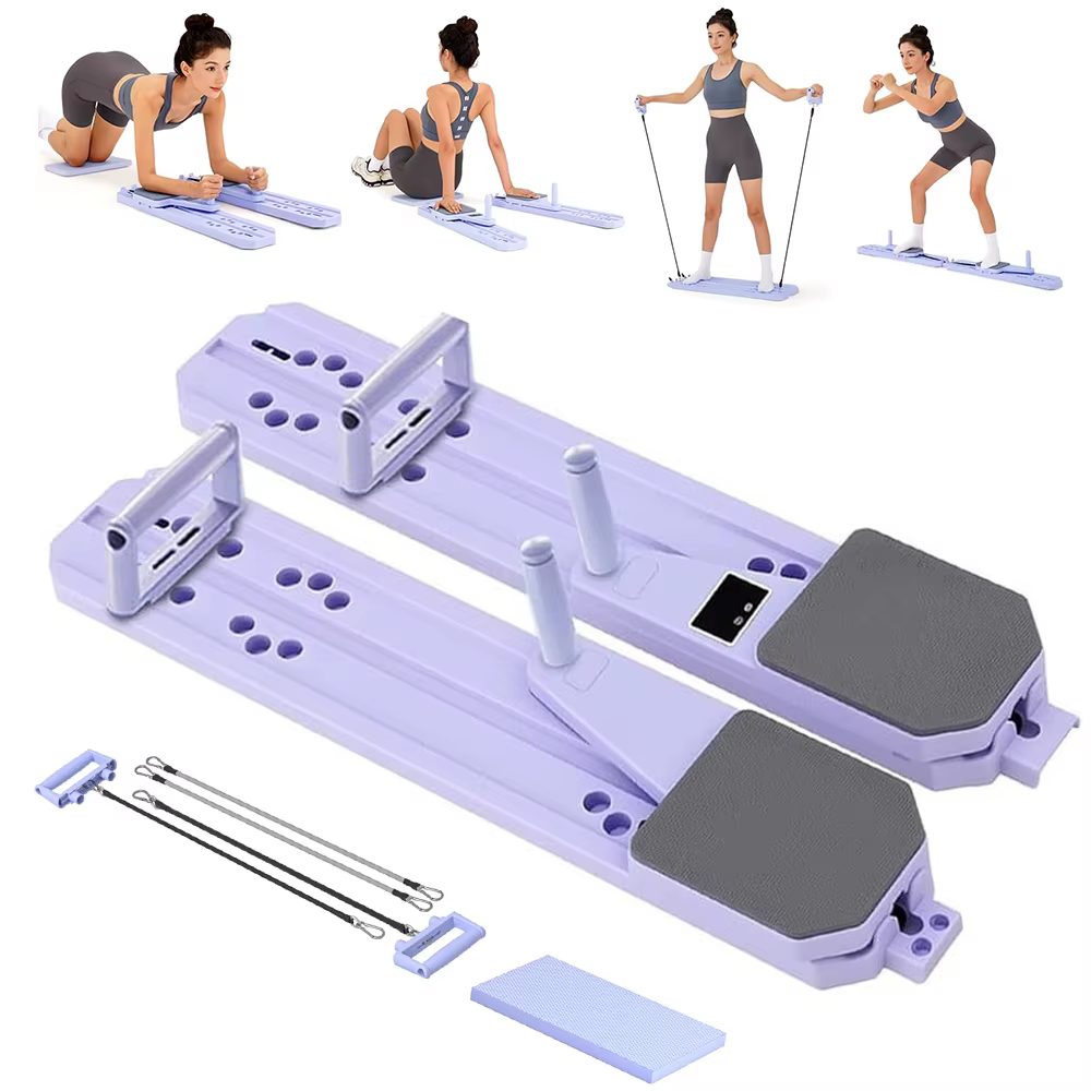 Ensemble de Reformer Pilates Portable - Planche de Pilates Multifonctionnelle