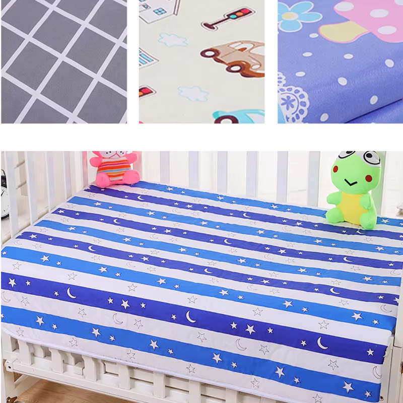 Matelas à langer imperméable et lavable pour bébé, tapis de protection anti-urine pour nouveau-nés et tout-petits, matelas à langer à motif de dessin animé