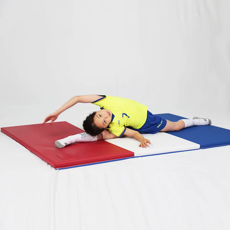 Tapis de yoga pliable et antidérapant en PU + EPE de 2 pouces d'épaisseur