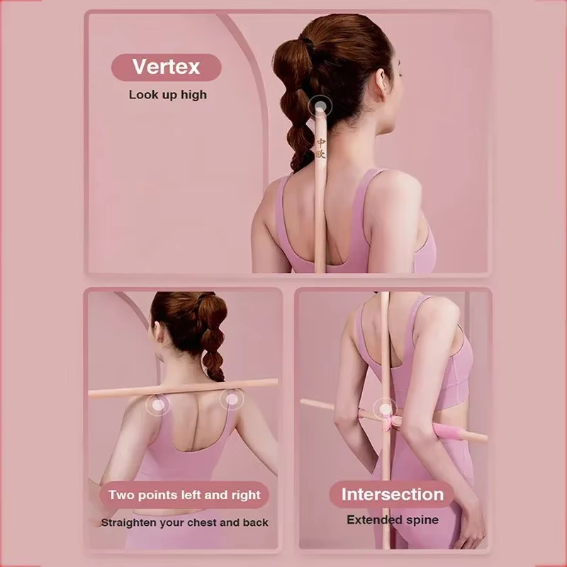 Bâtons de canne de Yoga