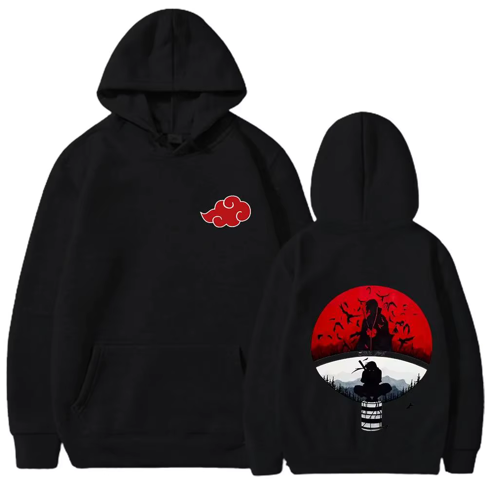 Sweat-shirt et sweat-shirt à capuche imprimés Naruto 2026, chauds et confortables, 100% coton, sweat-shirt vintage à capuche pour adulte