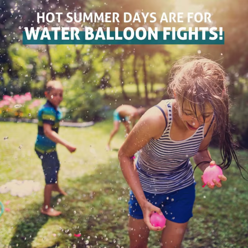 Ballons d'eau d'été 333/555/1110 pièces : Ballons d'eau à remplissage rapide pour fête au bord de la piscine, jeu d'équipe en plein air, jouet aquatique de plage, festival