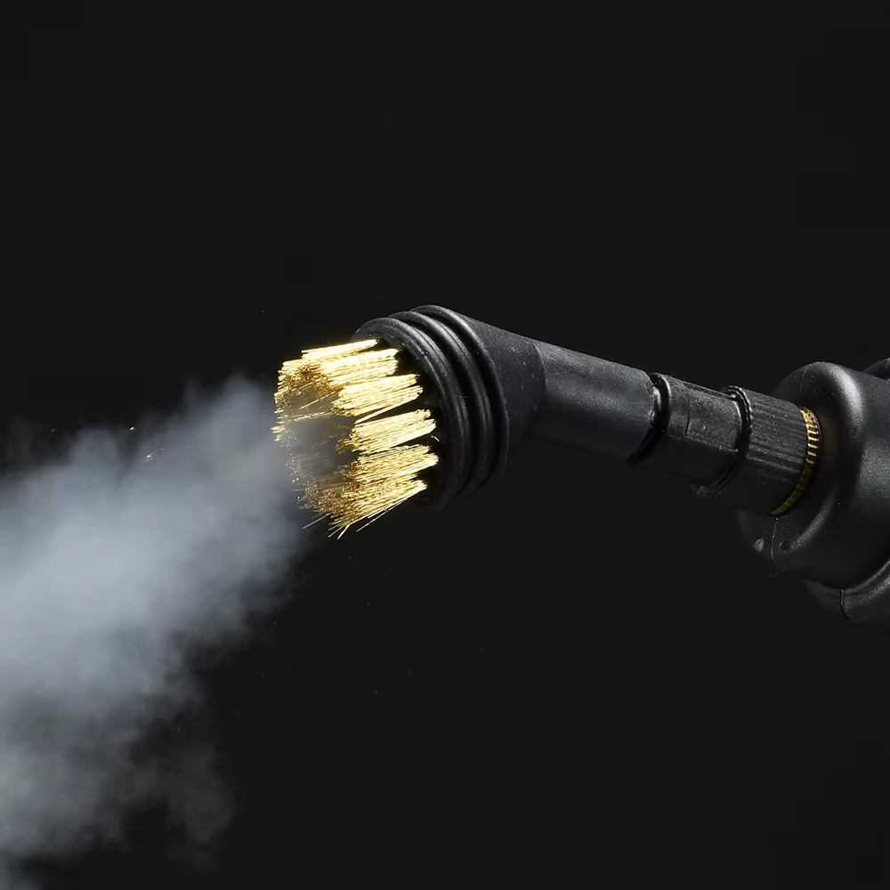 Brosse de moteur à vapeur pour buses de nettoyeur à vapeur de 8mm, appareils ménagers, nettoyage du verre, tête de vadrouille, pièces et accessoires