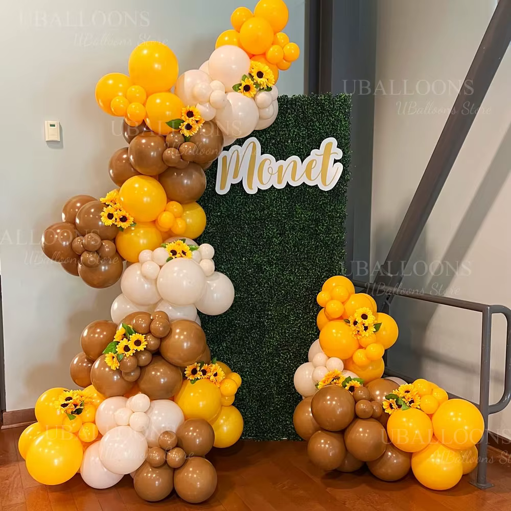 Ballons jaunes de 18 pouces, 2/5/10 pièces, Papaye citron Pastel Boho moutarde jaune, ballon en Latex pour anniversaire, réception-cadeau pour bébé, décor de fête Favo