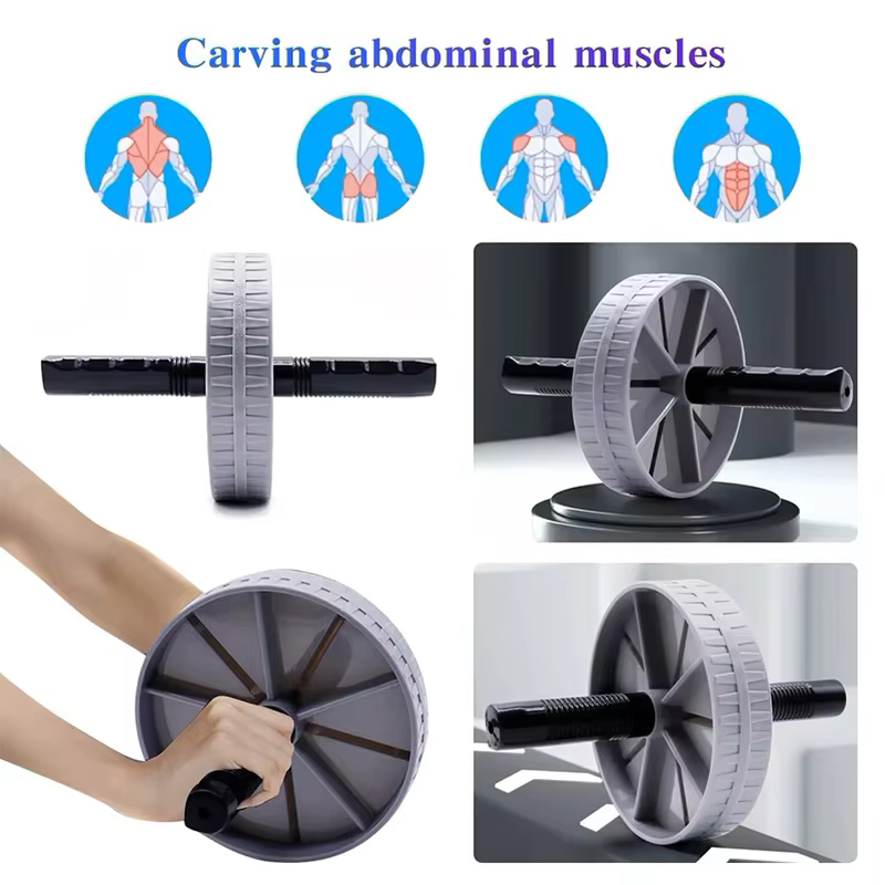 Roue d'exercice abdominale antidérapante