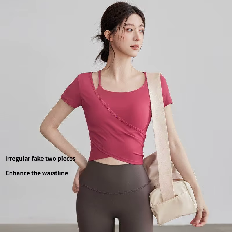 Vêtements de yoga à manches longues pour l'été