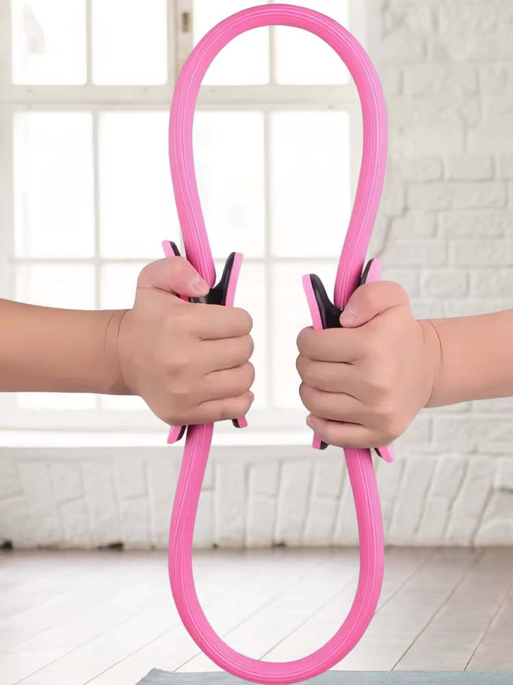 Anneau de Pilates, cercle de Fitness avec poignées antidérapantes