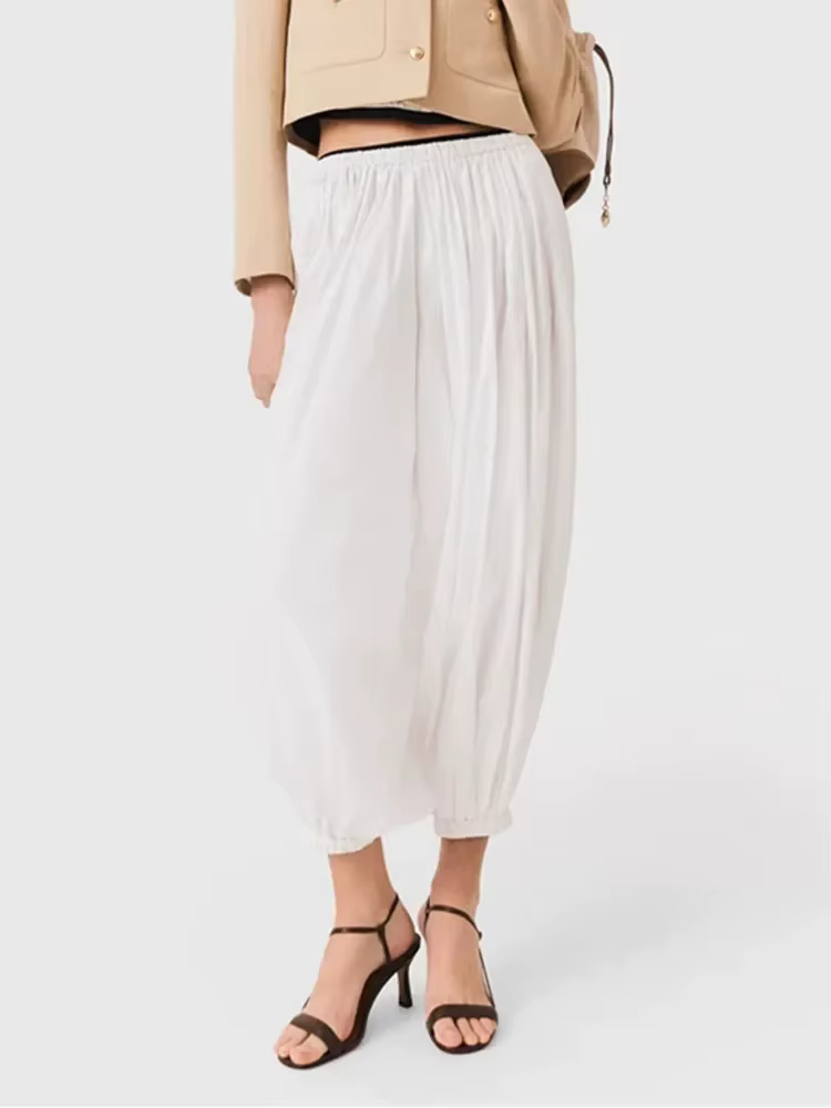 Chemise sans manches pour femme avec ourlet contrastant