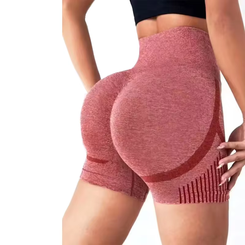 Femmes Yoga Shorts taille haute