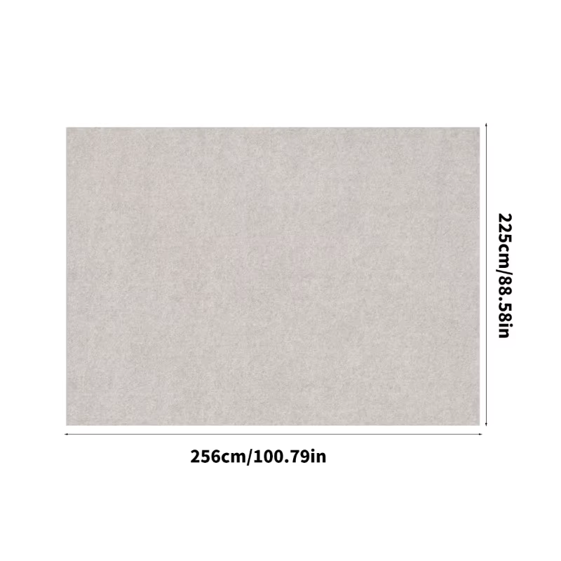 Tapis Garage lavable 88x100 pouces, pour réparation automobile, matériau en feutre robuste, protège les sols des taches D7YA