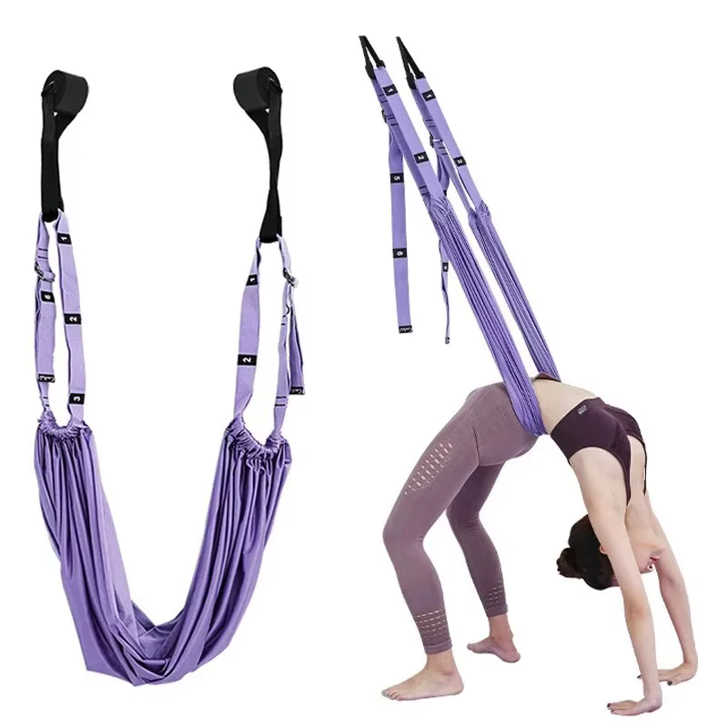 Sangle de Yoga Aérienne Réglable artificiel astique pour Porte Manquée