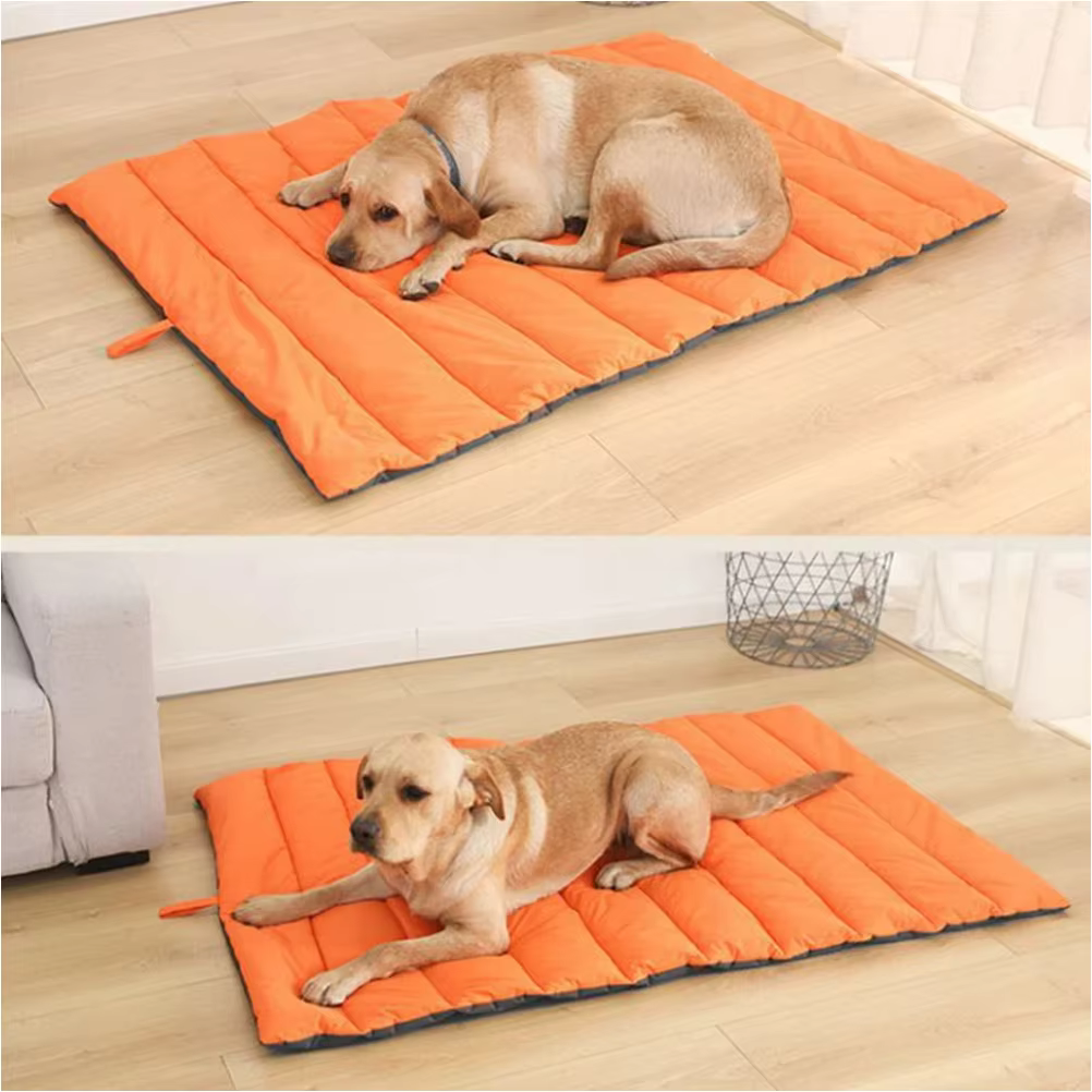 Tapis Portable pour animaux de compagnie, tapis pour chat et chien, lits d'extérieur imperméables pour chiens avec sac de transport de rangement, tapis de Camping en plein air facile à nettoyer
