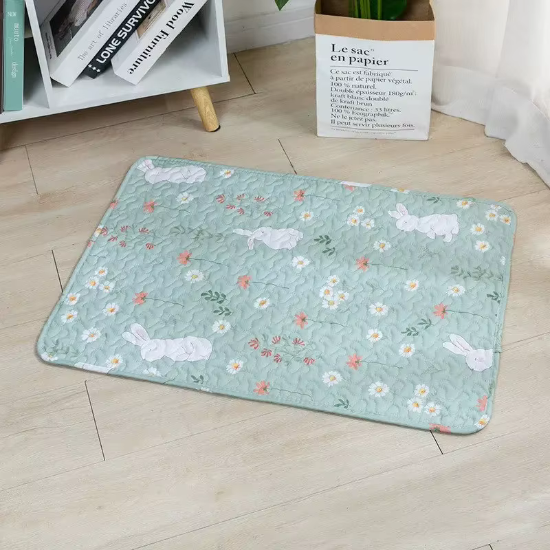 Tapis de pipi lavable pour animaux de compagnie, tapis réutilisable pour chiens, lit d'urine lavable, tapis d'entraînement pour chien, quatre saisons, tapis d'urine pour animaux de compagnie