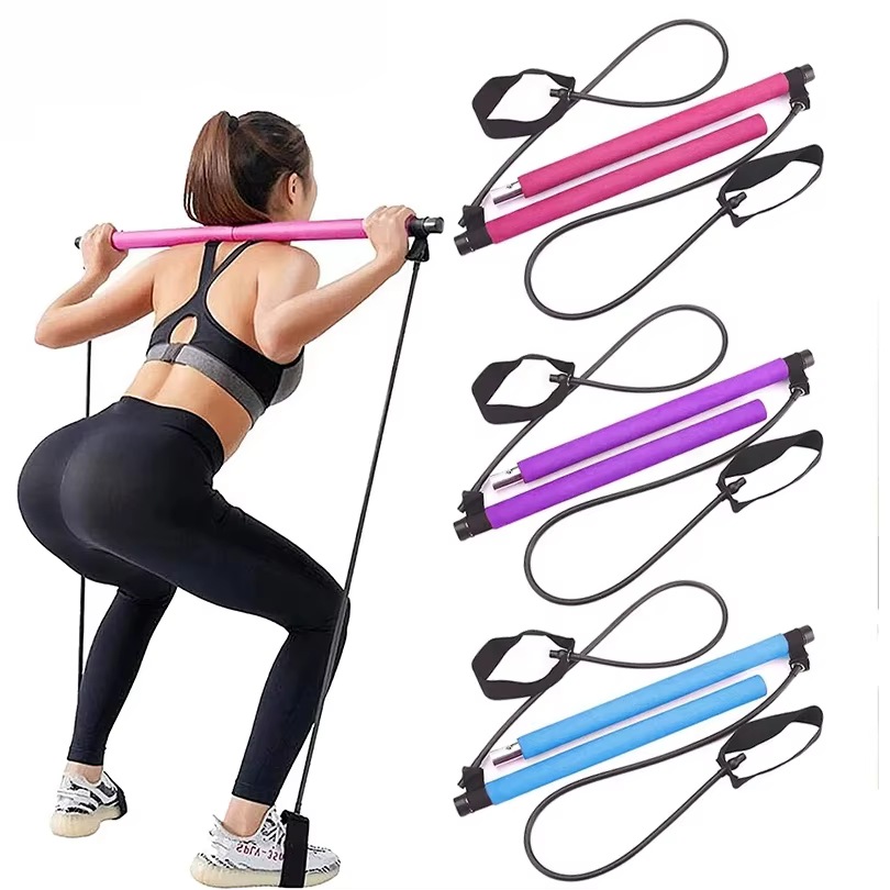Combinaison de barre de Pilates multifonctionnelle