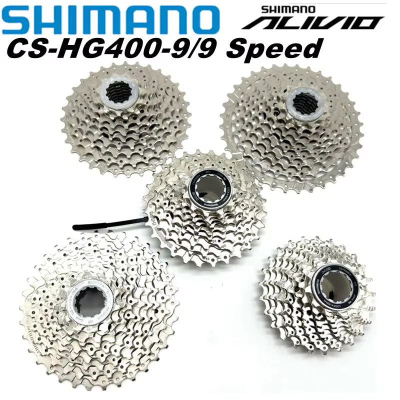 Shimano Alivio M4000 HG400-9 9 vitesses vélo Cassette vtt montagne vélo roue libre HG400 9S 11-28T 11-32T 11-34T 28T 32t 34t 36t