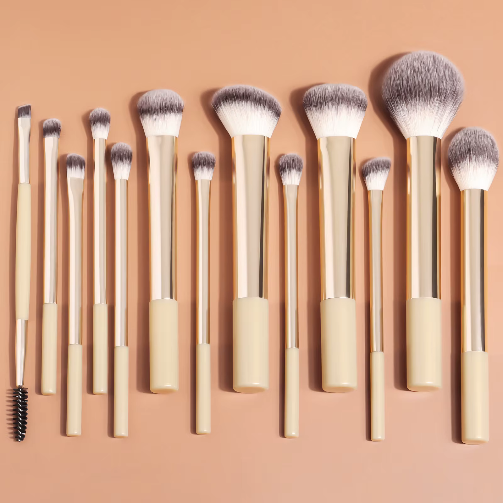 Ensemble de pinceaux de maquillage, 13 pièces, fond de teint, correcteur, poudre, fard à paupières, Blush, mélange Kabuki, outil de beauté cosmétique pour le visage