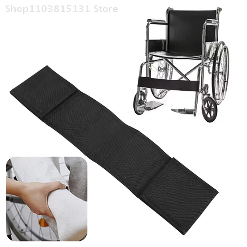 Sangle de mollet pour fauteuil roulant, sécurité utilisateur, empêche le glissement, sangles de jambe réglables, douces et confortables
