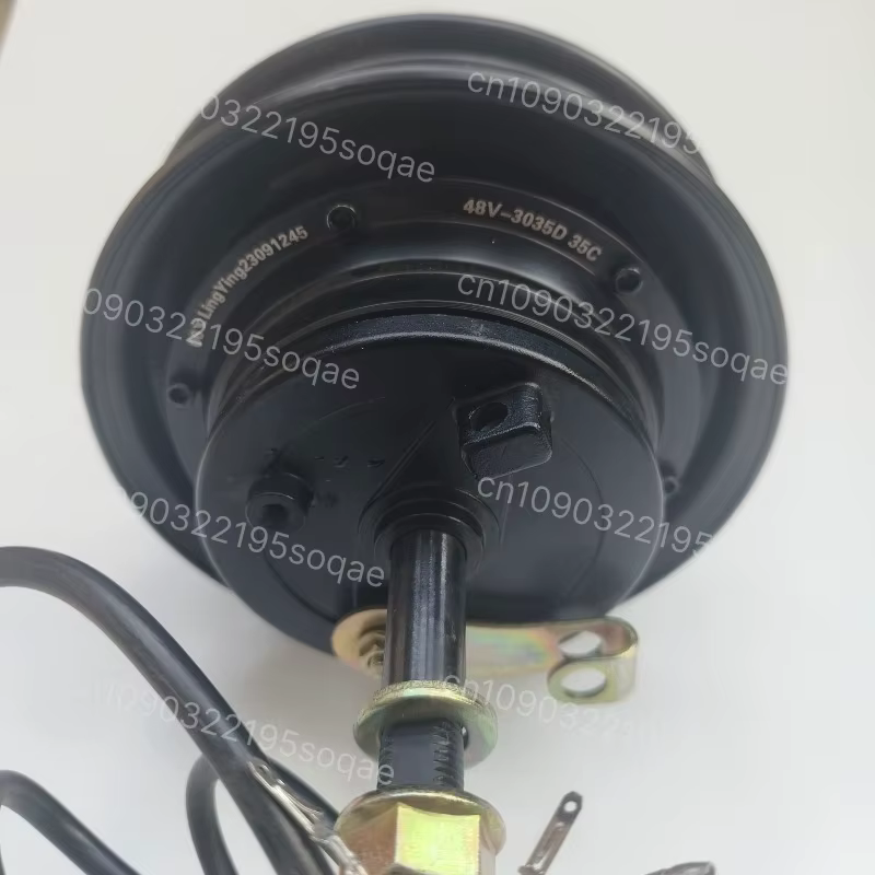 Moteur à arbre simple pour la roue arrière du tricycle électrique pour personnes âgées, moteur de frein à moyeu pour la roue