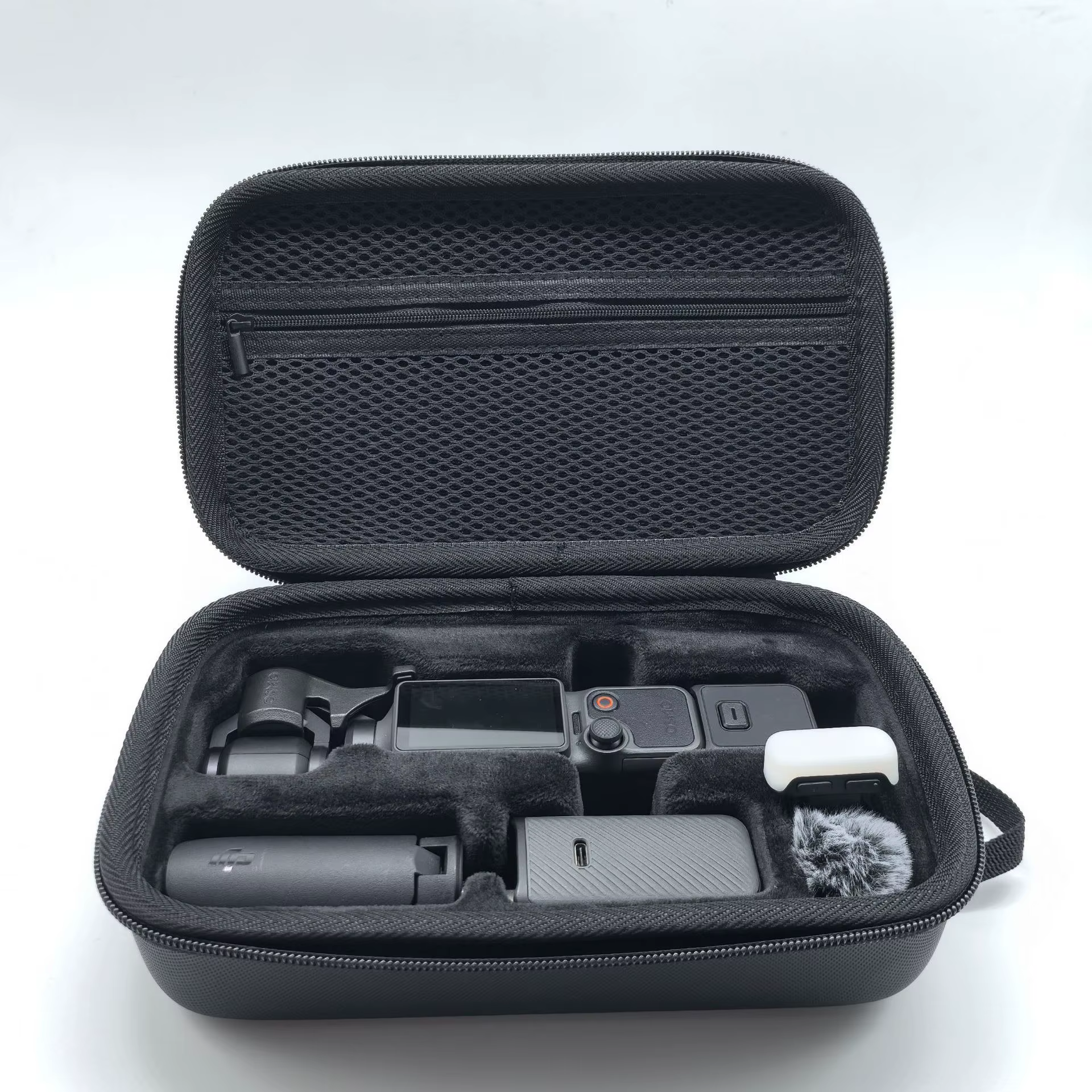 Étui pour Osmo Pocket4/3, pochette de rangement portable en PU parfaitement adaptée pour les accessoires DJI Osmo Pocket 4/3 Creator Combo, parfaitement compatible
