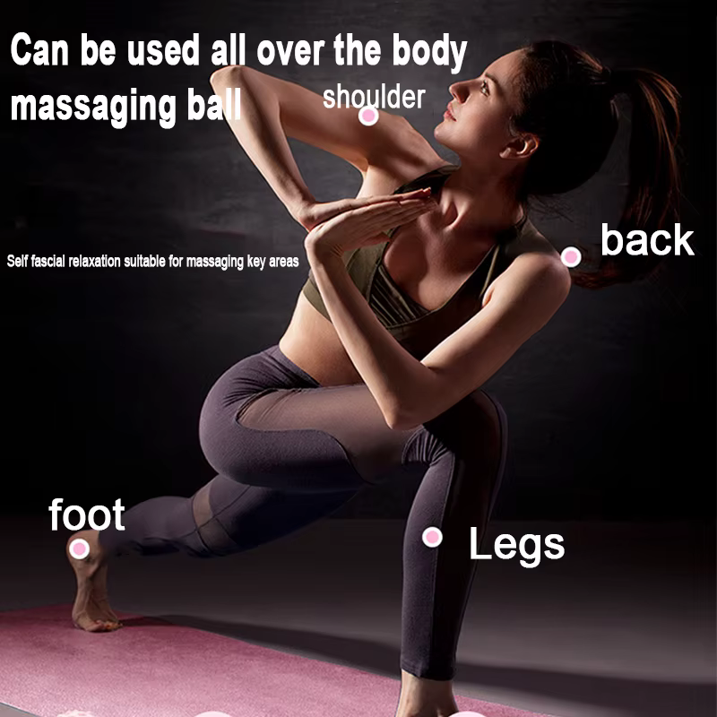 1 pièces point de déclenchement balle de massage musculaire du cou ports Fitness Relaxation
