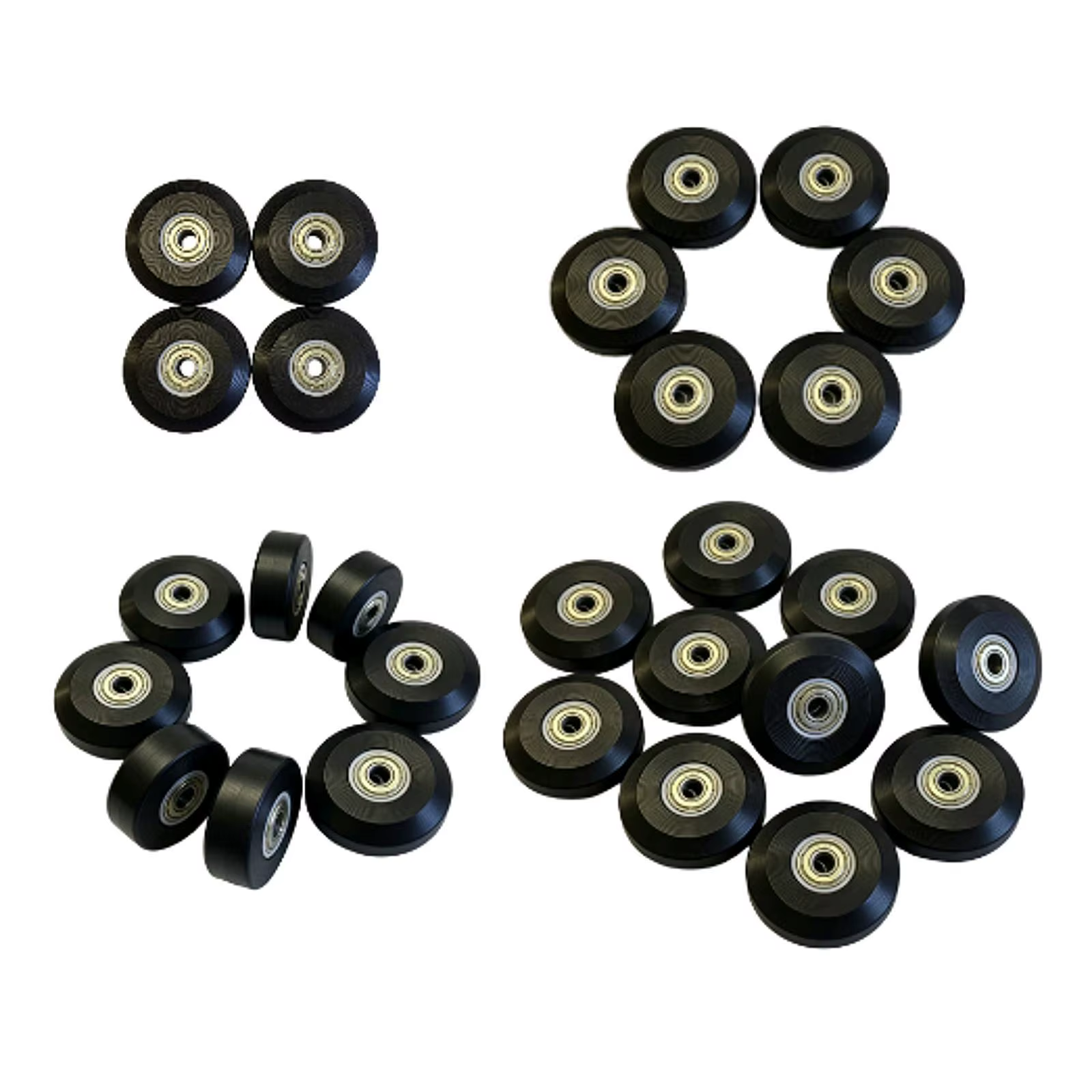 Roues de Reformer Pilates Lisses 58mm pour Studio à Domicile