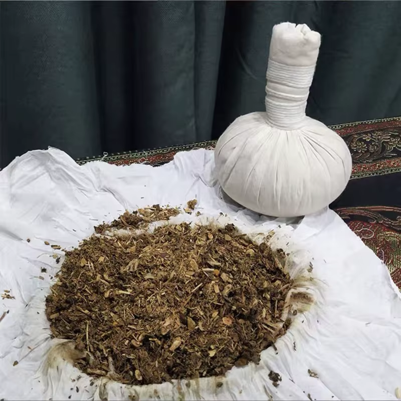 Balle de massage à base de plantes thaïlandaises