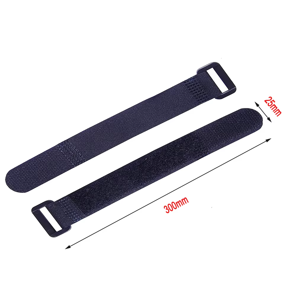 Sangles de fixation auto-adhésives en nylon pour roues de vélo, 2.5x30cm, réutilisables, durables, multi-usages, 5 pièces
