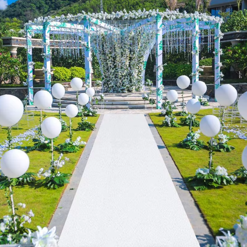 Tapis blanc fête longueur personnalisée tapis de mariage allée coureur tapis rouge élebrations récompenses événements décoration tapis