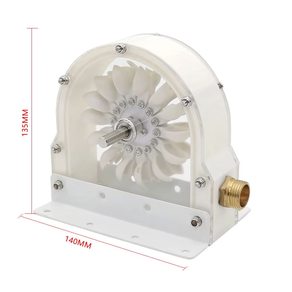 Turbine à eau Pelton haute efficacité, roue à eau à percussion, roue de seau, générateur d'eau polyvalent pour bricolage