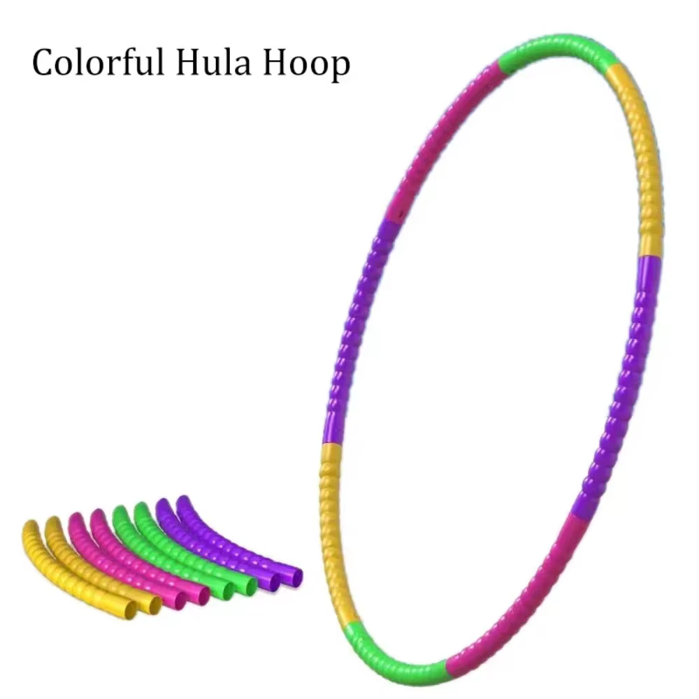 Hula Hoop Sport, équipement de fitness portable en plastique coloré et amovible pour enfants
