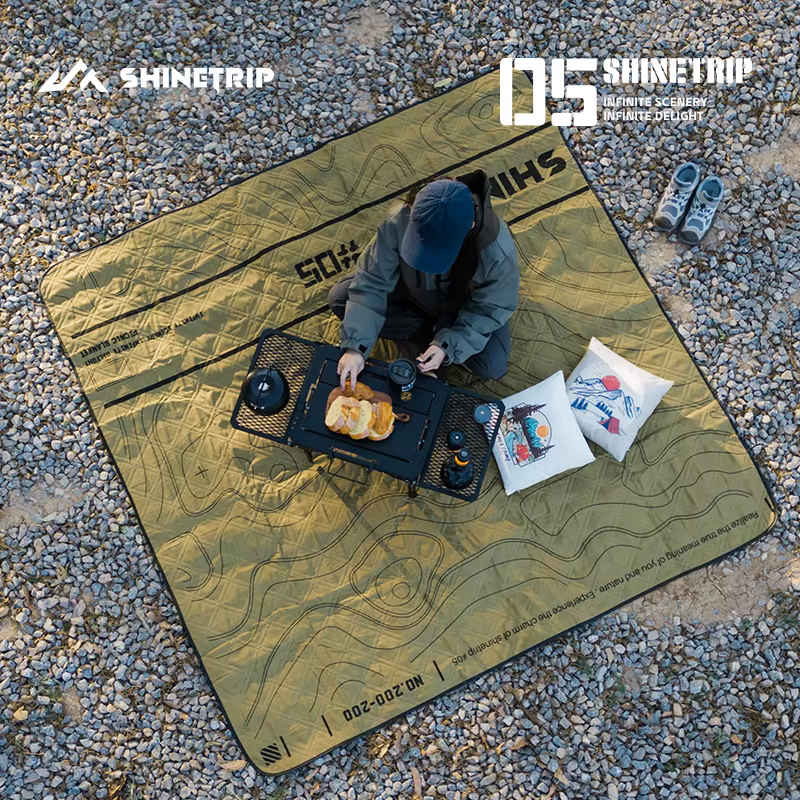 Shinetrip – tapis de pique-nique ultrasonique d'extérieur en aluminium, résistant à l'humidité, imperméable, pour parc