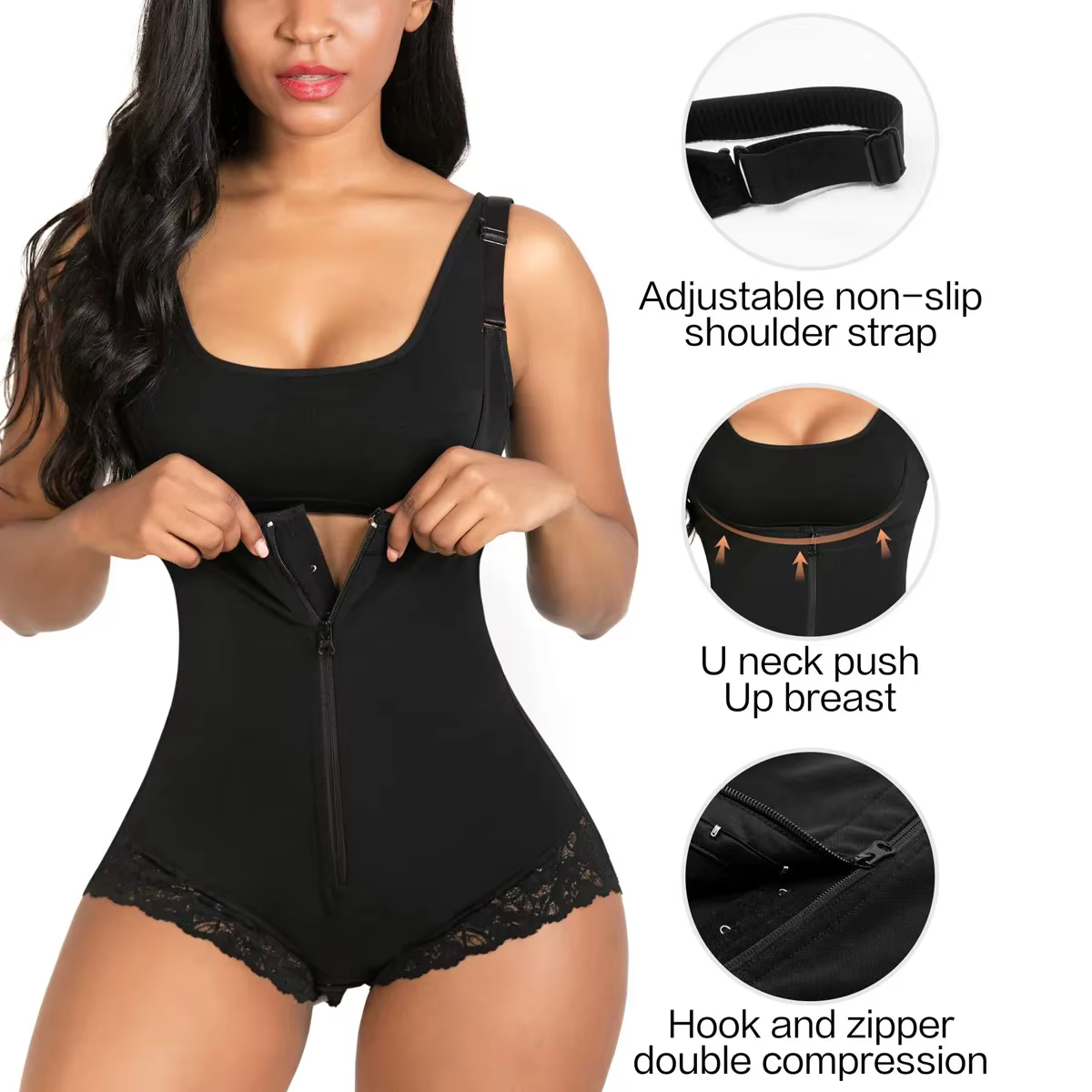 Shapewear colombien Abdomen femme réduisant et façonnant les ceintures pour les femmes taille formateur ventre plat