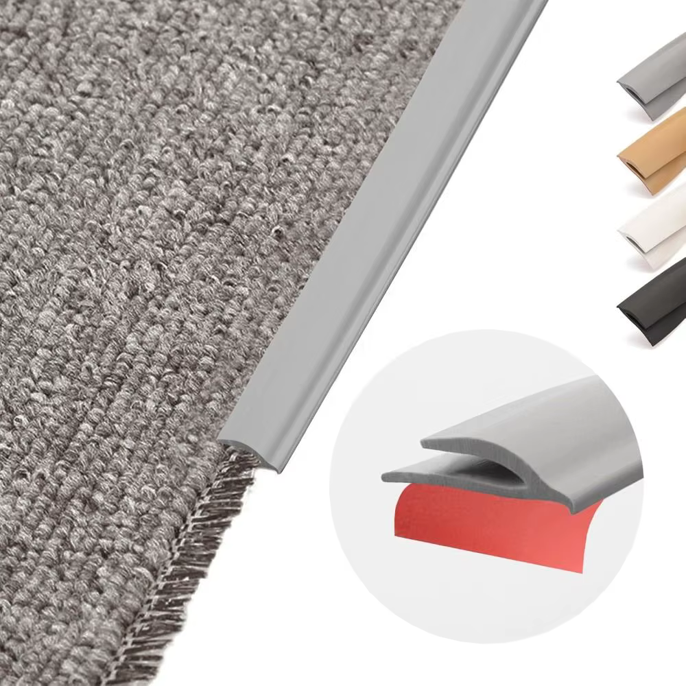 1 pièce Bande de finition de tapis auto-adhésive flexible de 1M/2M
